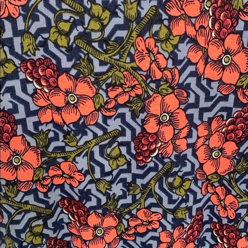 NWT LuLaRoe Julia Dress Floral Multicolor Design Size XS - Picture 6 of 8